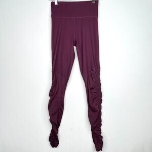 Fabletics Cashel Purple Scrunch Bottom Pureluxe Leggings Small